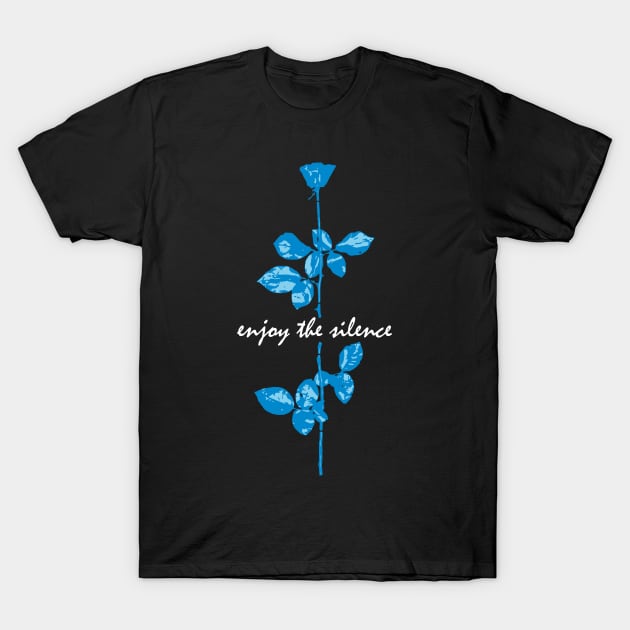 Enjoy The Silence - Blue T-Shirt by GermanStreetwear